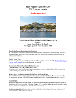 2016 V2500 Regional Forum GTF Program Update