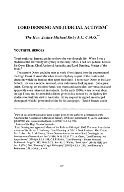 lord denning and judicial activism