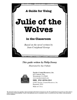 Julie of the Wolves - Wieser Educational!