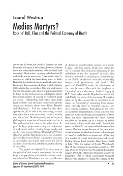 Medias Martyrs? - USC Cinematic Arts