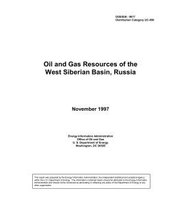 Oil and Gas Resources of the West Siberian Basin, Russia