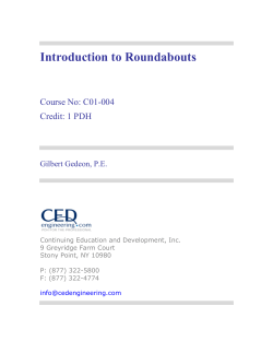 Introductions to Roundabouts