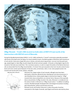 Effigy Mounds - City of Richland Center