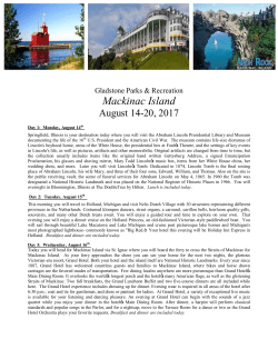 Mackinac Island - City of Gladstone, Missouri