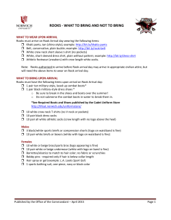 rooks - what to bring and not to bring