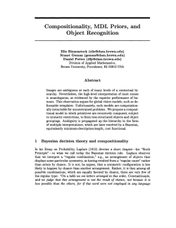 Compositionality, MDL Priors, and Object Recognition