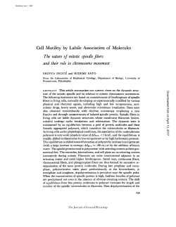 Cell Motility by Labile Association of Molecules