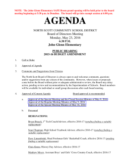 agenda - North Scott