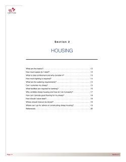 housing - The Canadian Sheep Federation