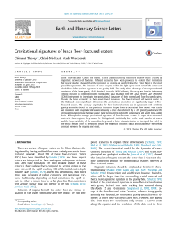 Gravitational signatures of lunar floor-fractured craters