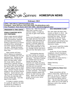 PRESIDENT`S TWO CENTS - Single Spinners Square Dance Club