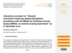Interactive comment on &ldquo;Towards convection