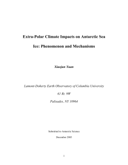 Extra-Polar Climate Impacts on Antarctic Sea Ice