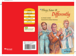 They Saw It Differently