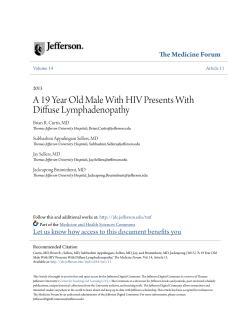 A 19 Year Old Male With HIV Presents With Diffuse Lymphadenopathy