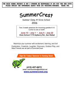 SummerCrest Summer Camp 2016