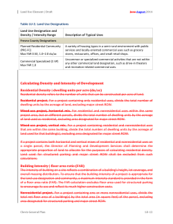 Calculating Density and Intensity of Development