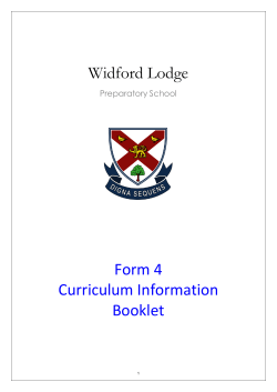 Form 4 - Widford Lodge