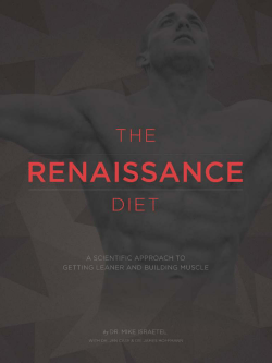 The Renaissance Diet A Scientific Approach to Getting Leaner and