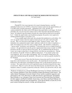 implicit bias and the illusion of mediator neutrality