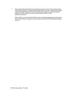 Debate lengthening the school year