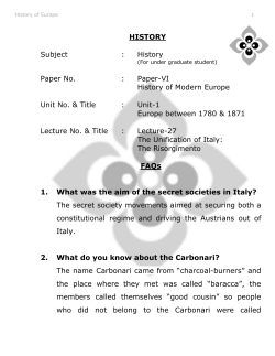 History of modern Europe 6