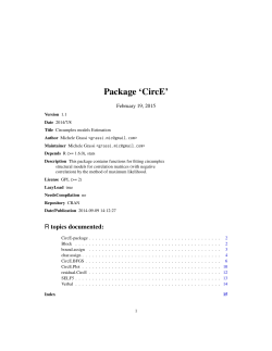 Package `CircE`