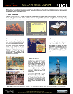 Forecasting Volcanic Eruptions