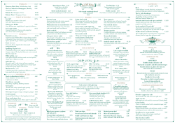 ALL DAY MENU - The Ivy Soho Brasserie