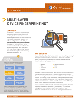 multi-layer device fingerprinting