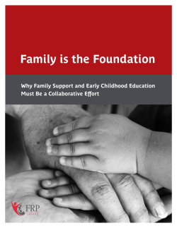 Family is the Foundation