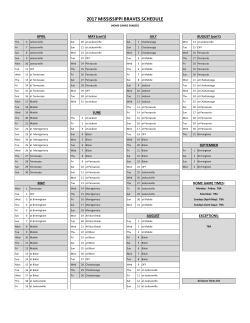 2017 Game List