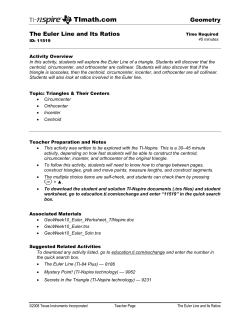 Teacher Notes PDF - TI Education