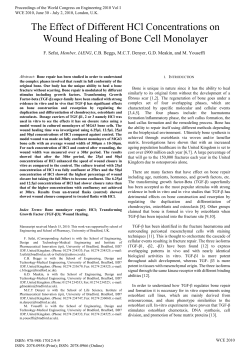 The Effect of Different HCl Concentrations on Wound
