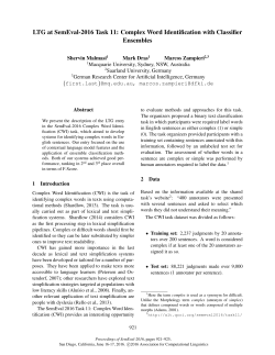LTG at SemEval-2016 Task 11: Complex Word Identification with