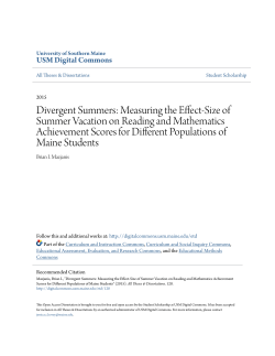 Divergent Summers: Measuring the Effect