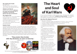 The Heart and Soul of Karl Marx