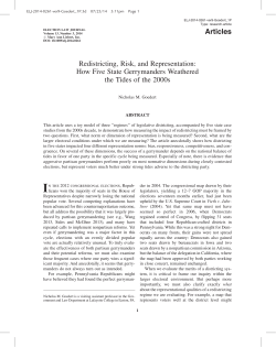 How Five State Gerrymanders Weathered the
