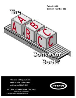 the ABC Conveyor Book