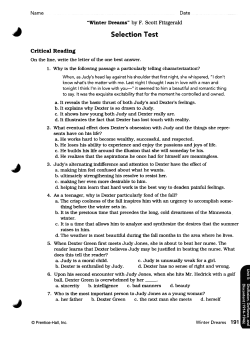 Selection Test - Bremen High School District 228