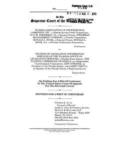 FLORIDAASSOCIATION OF PROFESSIONAL LOBBYISTS, INC., a