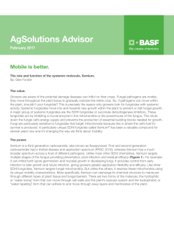 Cereal/Canola February 2017 - AgSolutions.ca