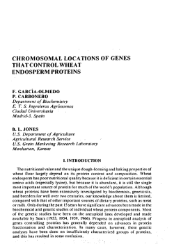 CHROMOSOMAL LOCATIONS OF GENES THAT CONTROL