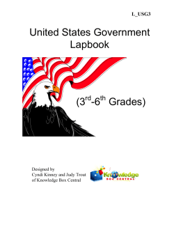United States Government Lapbook
