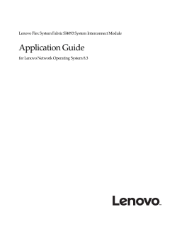 Lenovo Flex System Fabric SI4093 System Interconnect Module