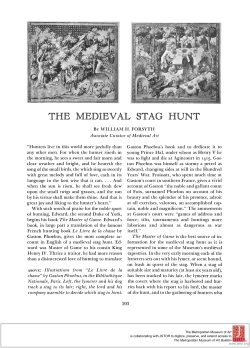 the m4edieval stag hunt