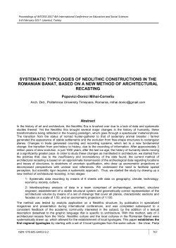 systematic typologies of neolithic constructions in the
