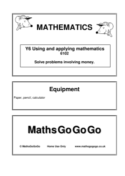 Concepts - MathsGoGoGo