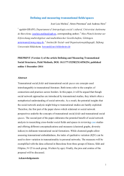 Defining and Measuring Transnational Social Structures (PDF