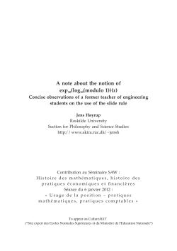 A note about the notion of exp10(log10(modulo 1))(x)